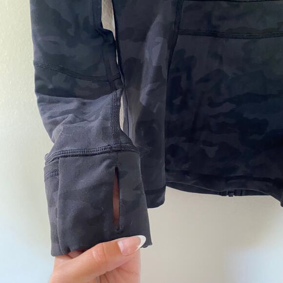Lululemon Define Jacket Black Grey Luon Camo size 6 - Picture 7 of 7